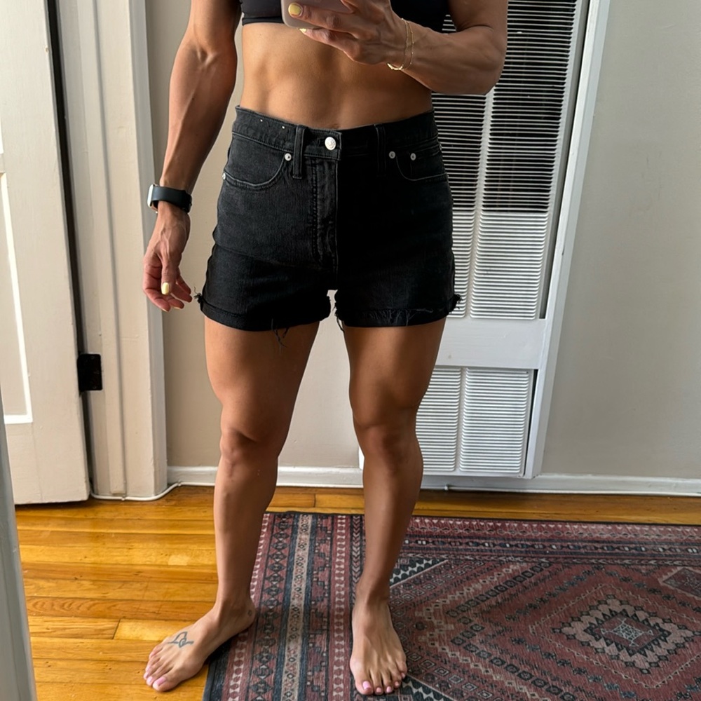 Madewell High-Rise Denim Shorts - Picture 1 of 3